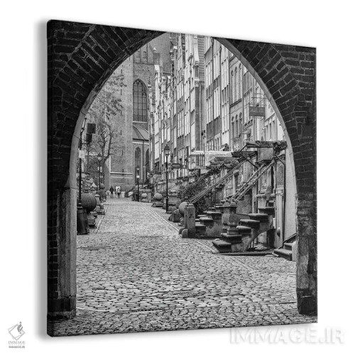 تابلو دکوراتیو گدانسک در لهستان اثر میکولاج گوسپودرک - نمای پرسپکتیو محصول