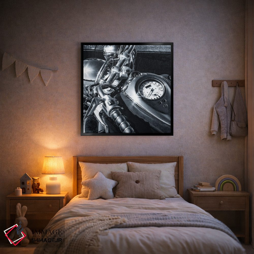 تابلو دکوراتیو موتورسیکلت اثر میکولاج گوسپودرک - D1B
