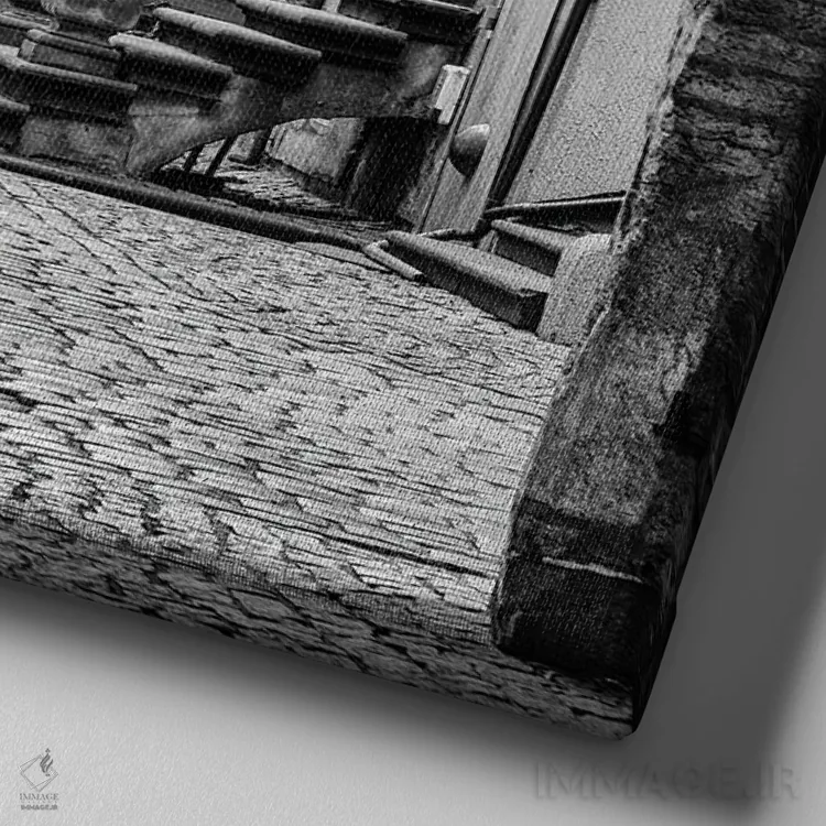 تابلو دکوراتیو گدانسک در لهستان اثر میکولاج گوسپودرک - نمای نزدیک بافت بوم