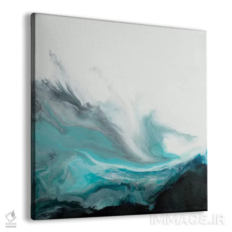 تابلو انتزاعی برخاسته اثر کوری لاول - نمای پرسپکتیو محصول