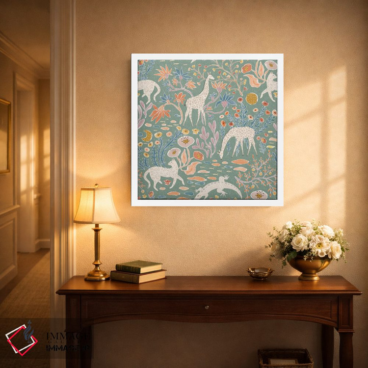 تابلو دکوراتیو خردمند جانوران اثر جیل لابینیک - D2W