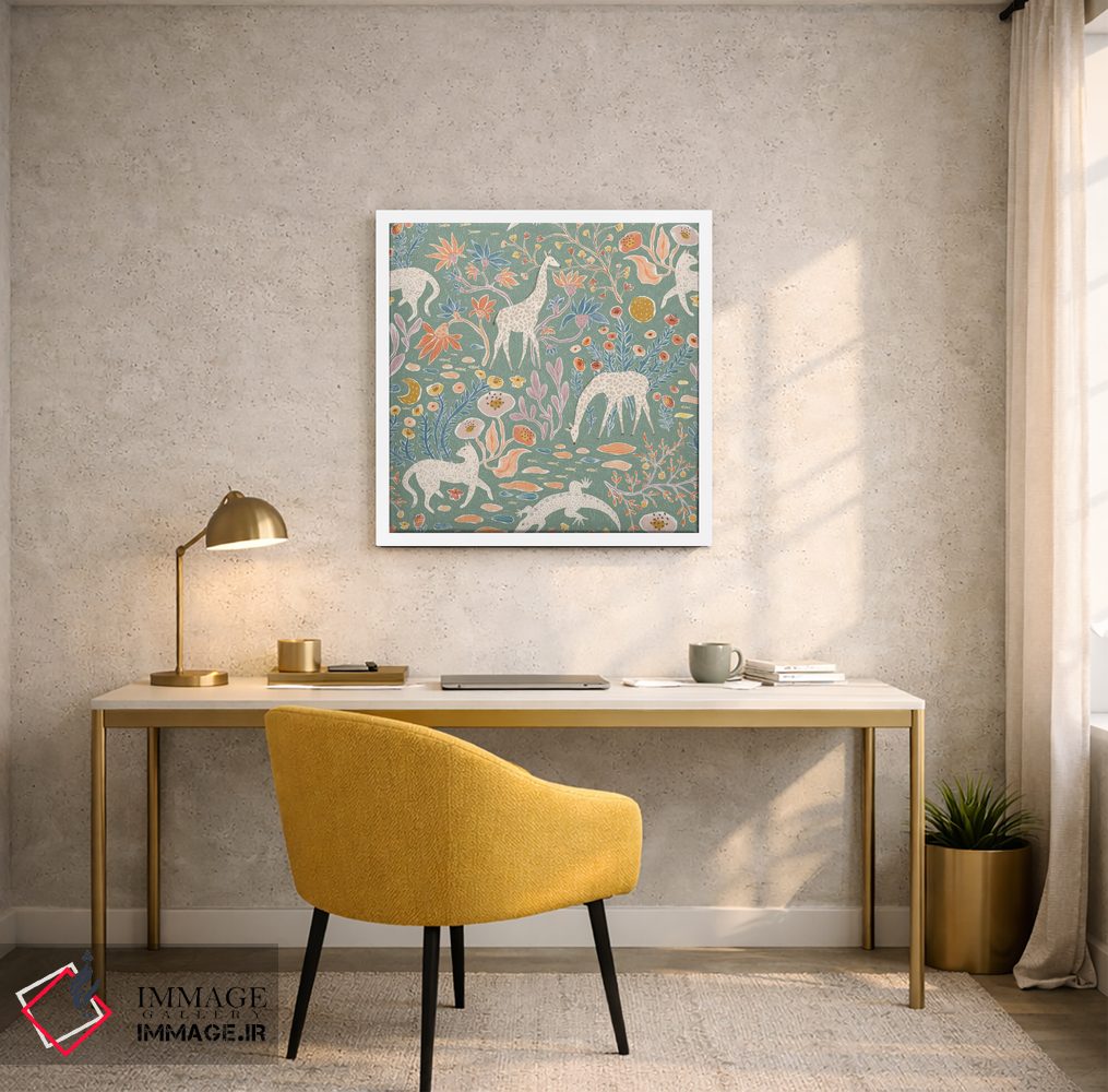 تابلو دکوراتیو خردمند جانوران اثر جیل لابینیک - D5W