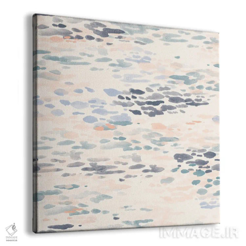 تابلو انتزاعی درخشش صورتی اثر جیل لابینیک - نمای پرسپکتیو محصول