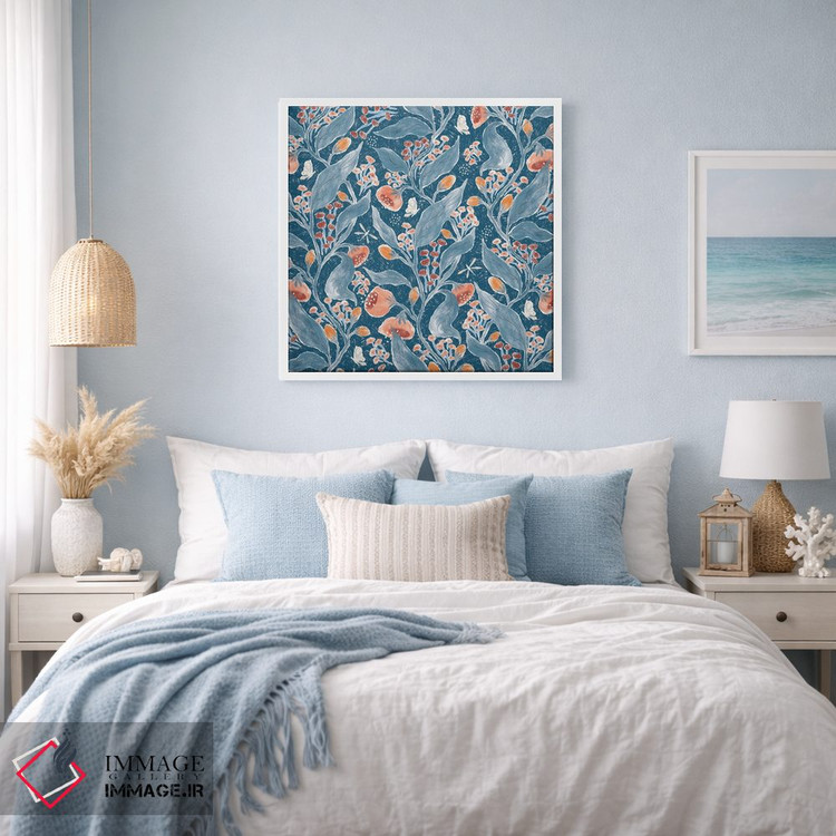 تابلو دکوراتیو باغ رز آبی اثر جیل لابینیک - D2W