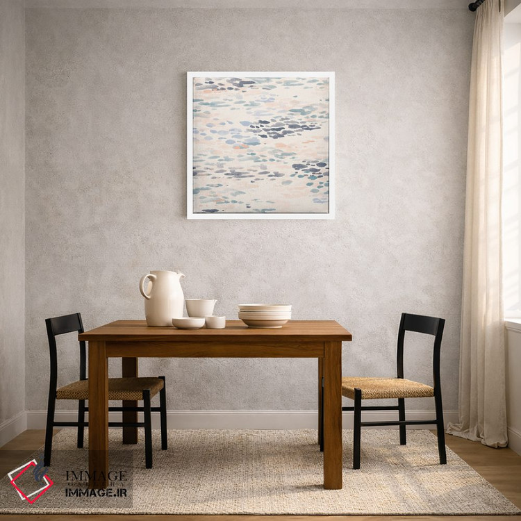 تابلو انتزاعی درخشش صورتی اثر جیل لابینیک - D2W