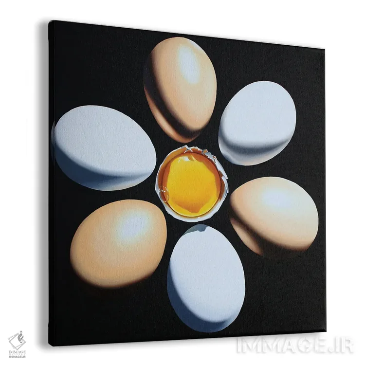 تابلو دکوراتیو خورشید اثر لوسیا برگامینی - نمای پرسپکتیو محصول