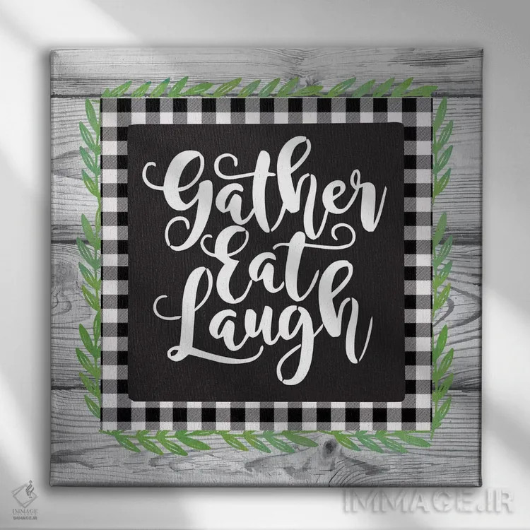 تابلو دکوراتیو گردآوری برداشت پاییزی II اثر لیندا برتل - نمای روبهرو روی دیوار