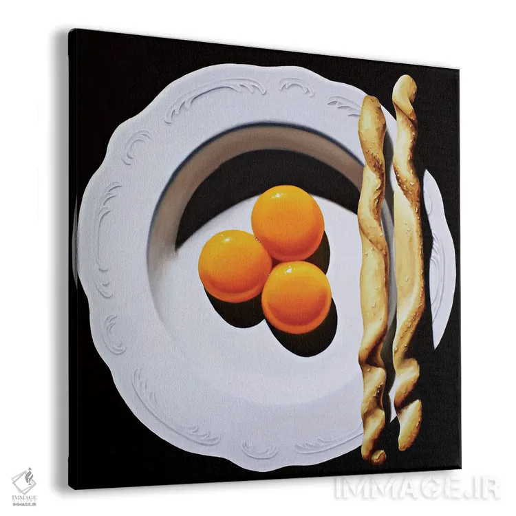 تابلو دکوراتیو گل زمستانی اثر لوسیا برگامینی - نمای پرسپکتیو محصول