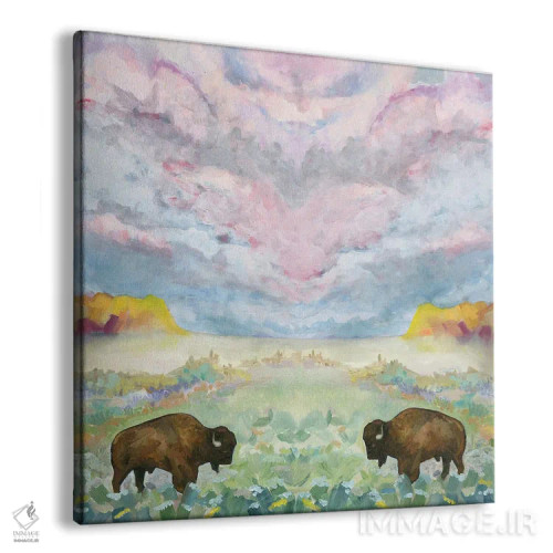 تابلو دکوراتیو روح دوقلو اثر لیزا باترز - نمای پرسپکتیو محصول