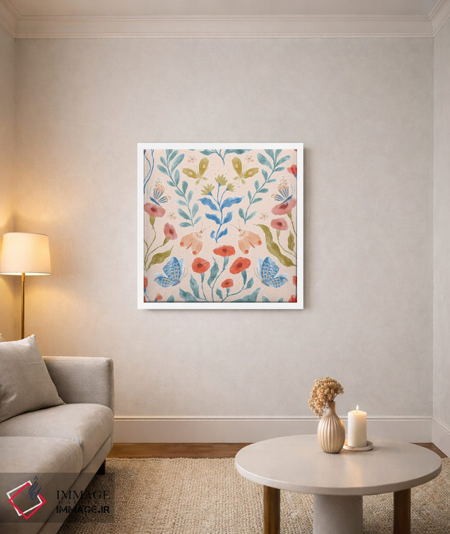 تابلو دکوراتیو باغ پروانه اثر جیل لابینیک - D2W