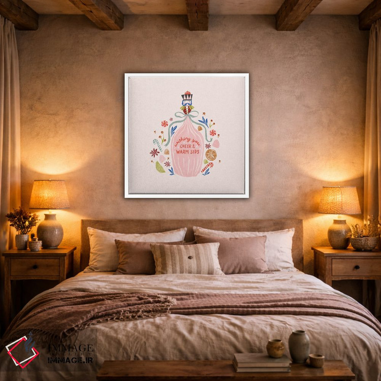 تابلو دکوراتیو جرعه های گرم اثر جیل لابینیک - D1W