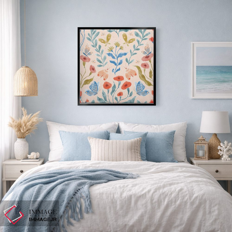 تابلو دکوراتیو باغ پروانه اثر جیل لابینیک - D4B