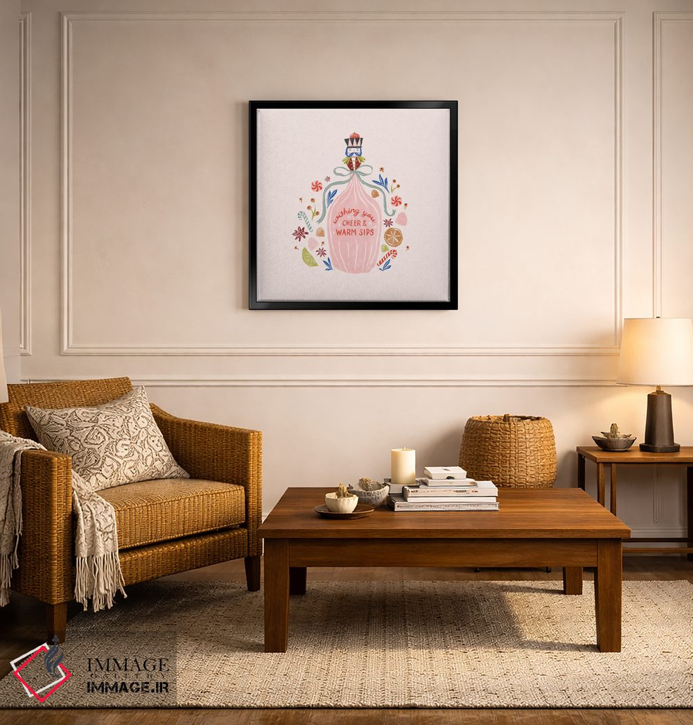 تابلو دکوراتیو جرعه های گرم اثر جیل لابینیک - D6B