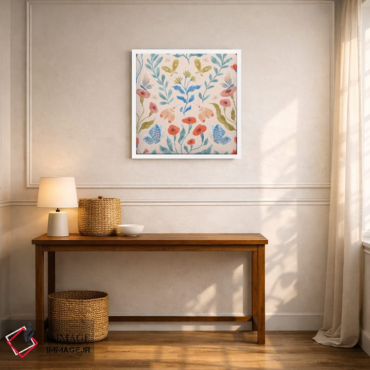 تابلو دکوراتیو باغ پروانه اثر جیل لابینیک - D6W