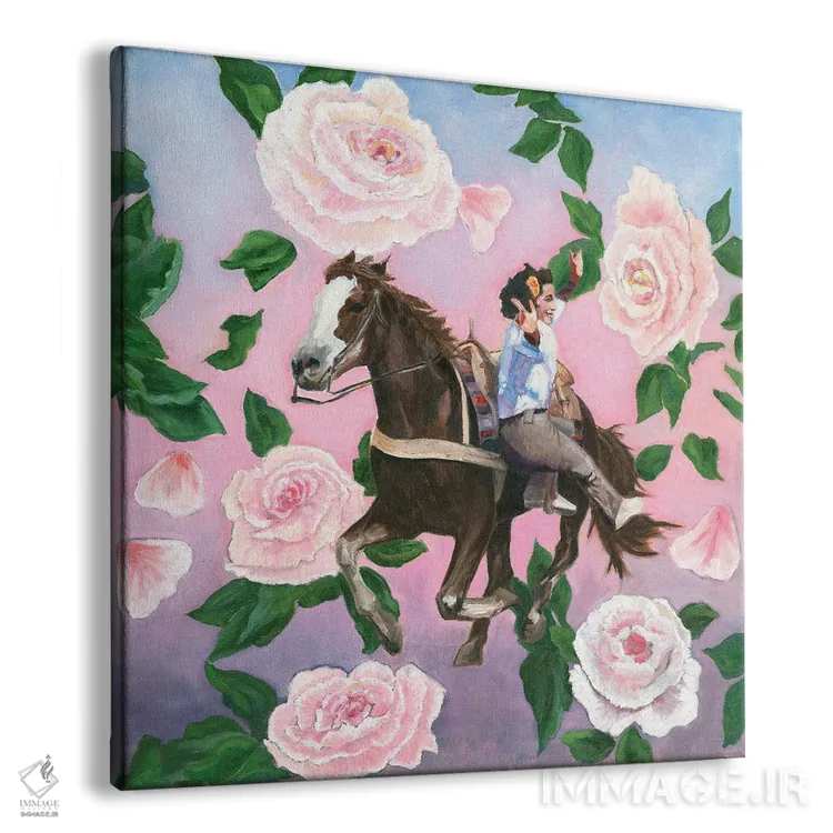 تابلو دکوراتیو روزی اثر لیزا باترز - نمای پرسپکتیو محصول