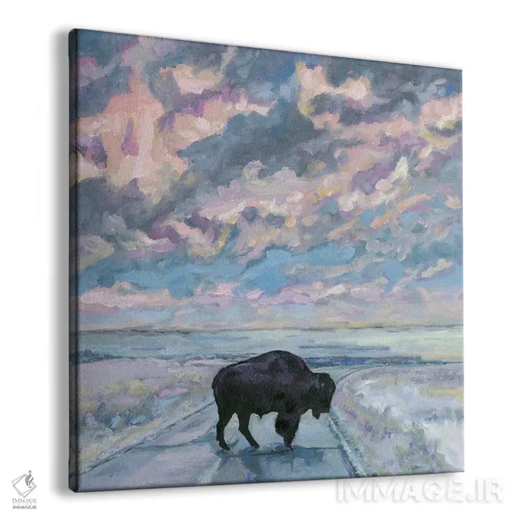 تابلو دکوراتیو یکی اگر از راه زمین اثر لیزا باترز - نمای پرسپکتیو محصول