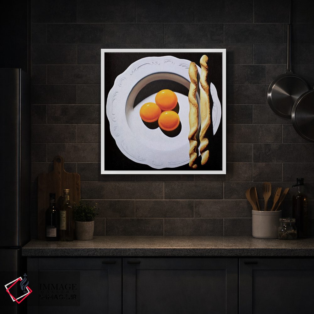 تابلو دکوراتیو گل زمستانی اثر لوسیا برگامینی - D3W