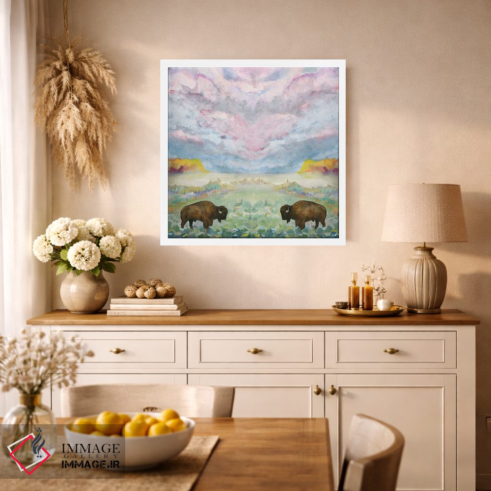 تابلو دکوراتیو روح دوقلو اثر لیزا باترز - D1W