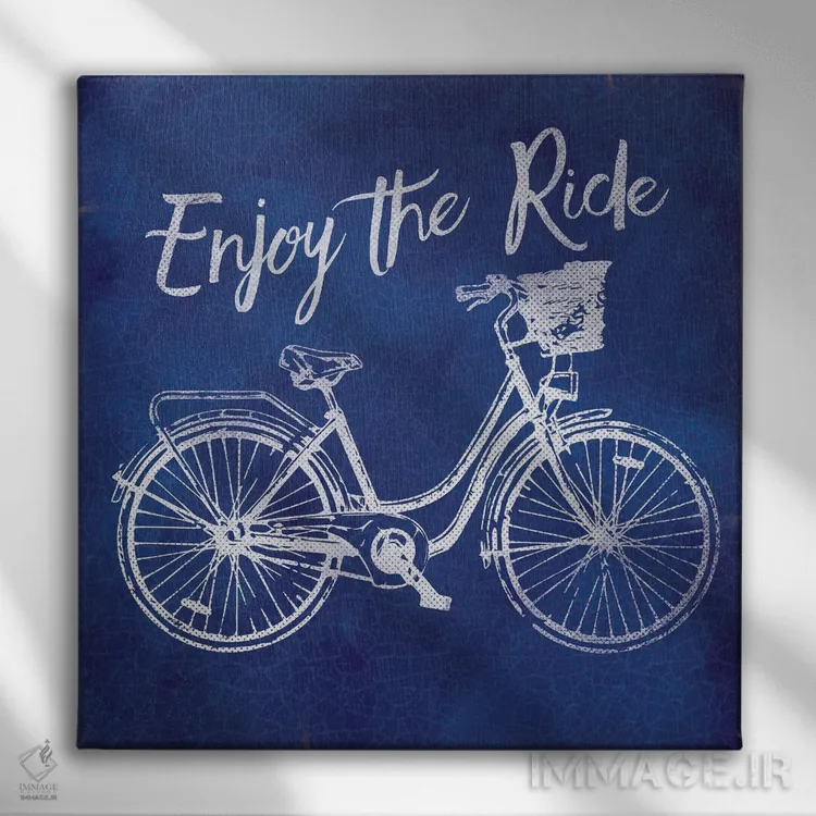 تابلو دکوراتیو از مسیر لذت ببر اثر لولا بیژو و کمپانی - نمای روبهرو روی دیوار