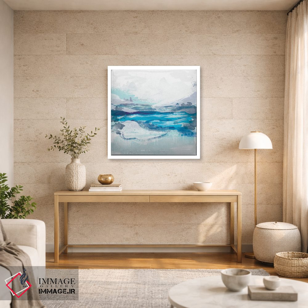 تابلو انتزاعی ساحلی I اثر لولا بیژو و کمپانی - D1W
