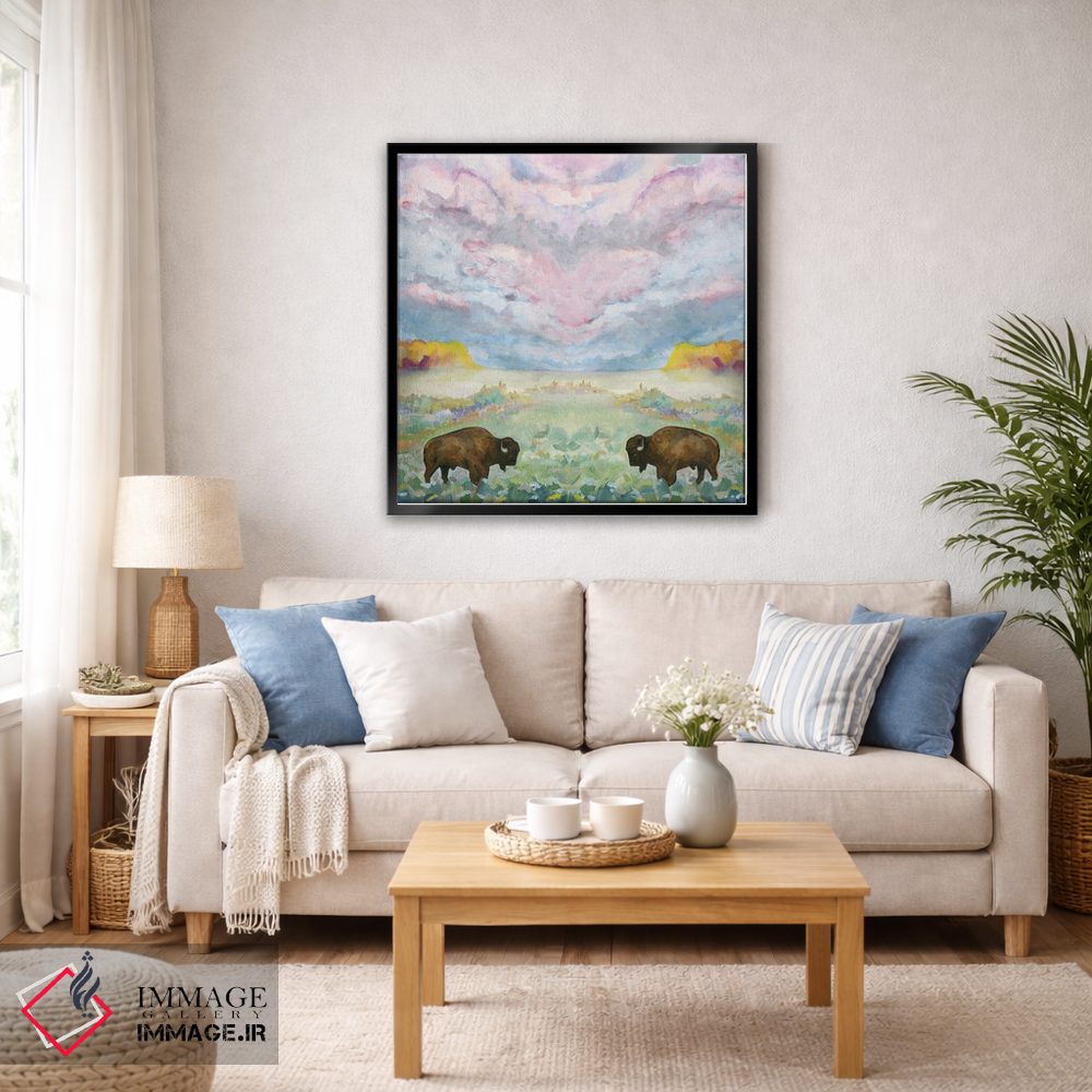 تابلو دکوراتیو روح دوقلو اثر لیزا باترز - D6B