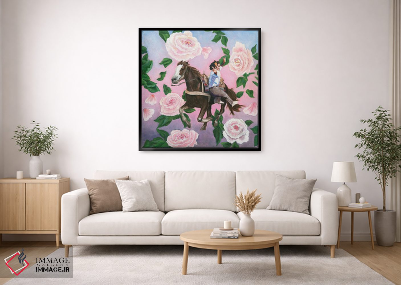 تابلو دکوراتیو روزی اثر لیزا باترز - D3B