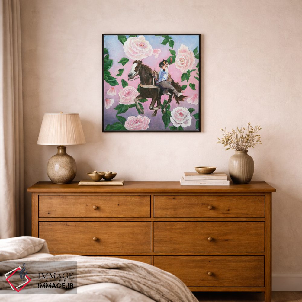 تابلو دکوراتیو روزی اثر لیزا باترز - D1B