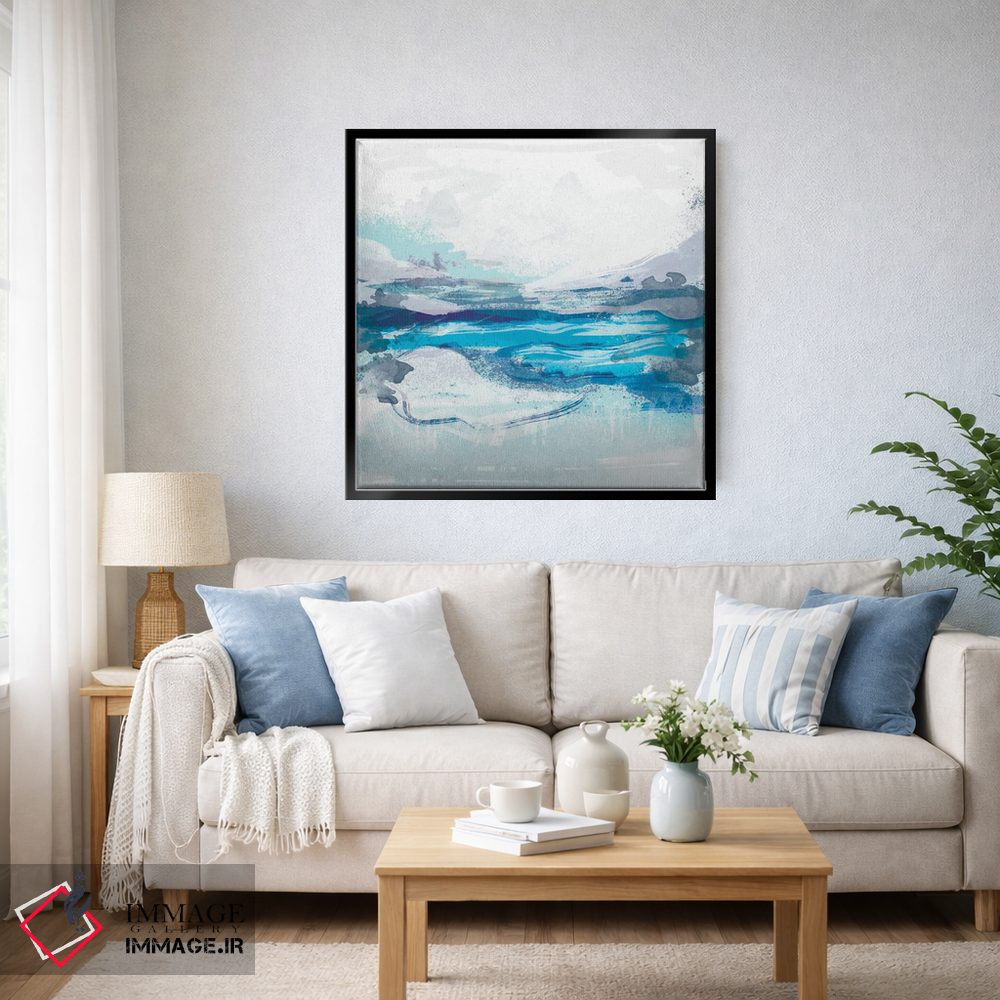تابلو انتزاعی ساحلی I اثر لولا بیژو و کمپانی - D3B