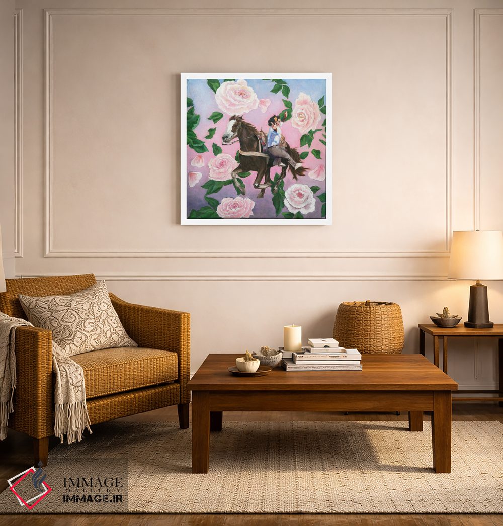 تابلو دکوراتیو روزی اثر لیزا باترز - D5W