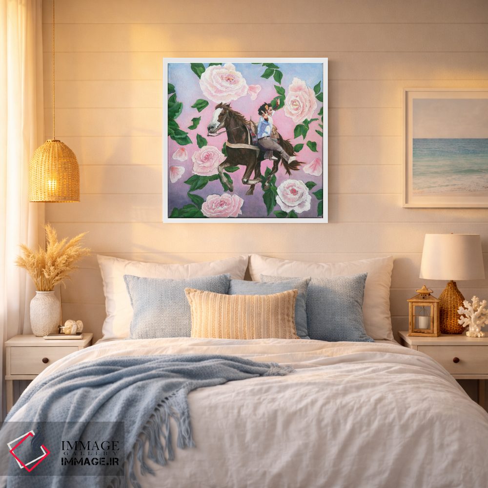 تابلو دکوراتیو روزی اثر لیزا باترز - D6W