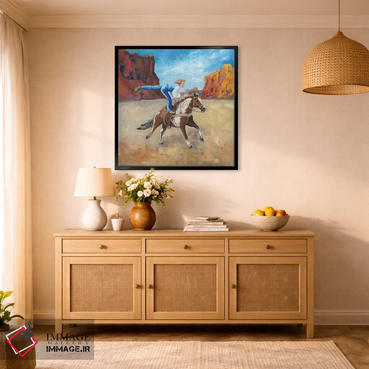 تابلو دکوراتیو جنوب در ضربدر جنوب غرب اثر لیزا باترز - D2B