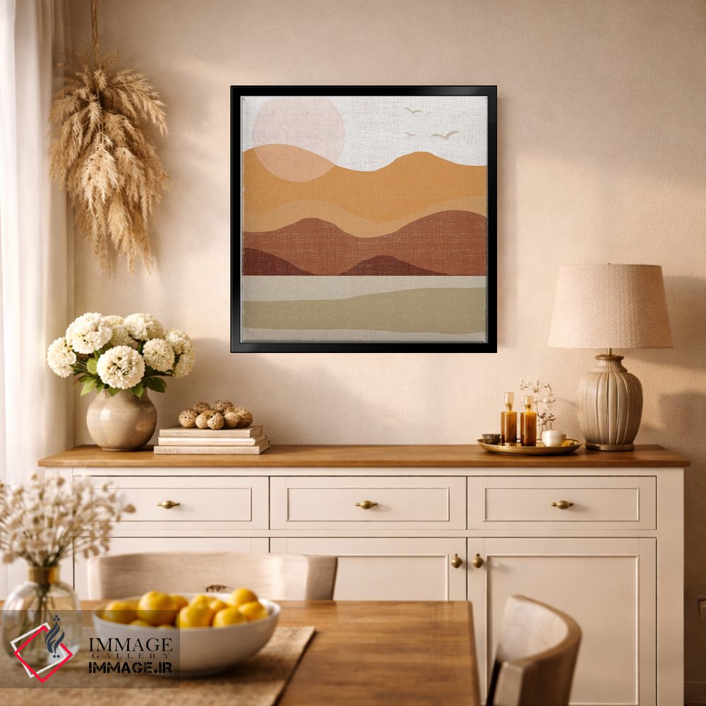 تابلو دکوراتیو دامنه تپه ها اثر لولا بیژو و کمپانی - D2B