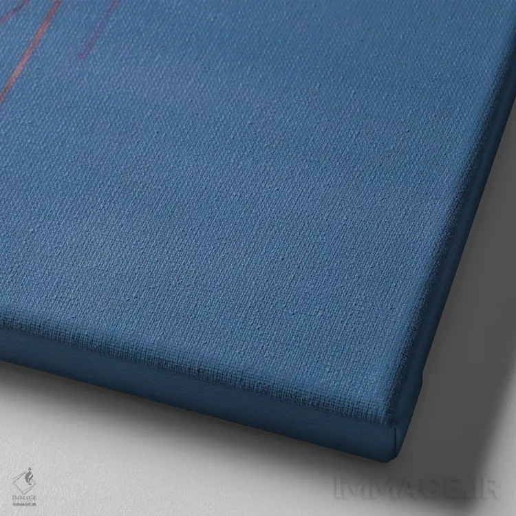 تابلو دکوراتیو عروس دریایی II اثر لینان کولیگان - نمای نزدیک بافت بوم