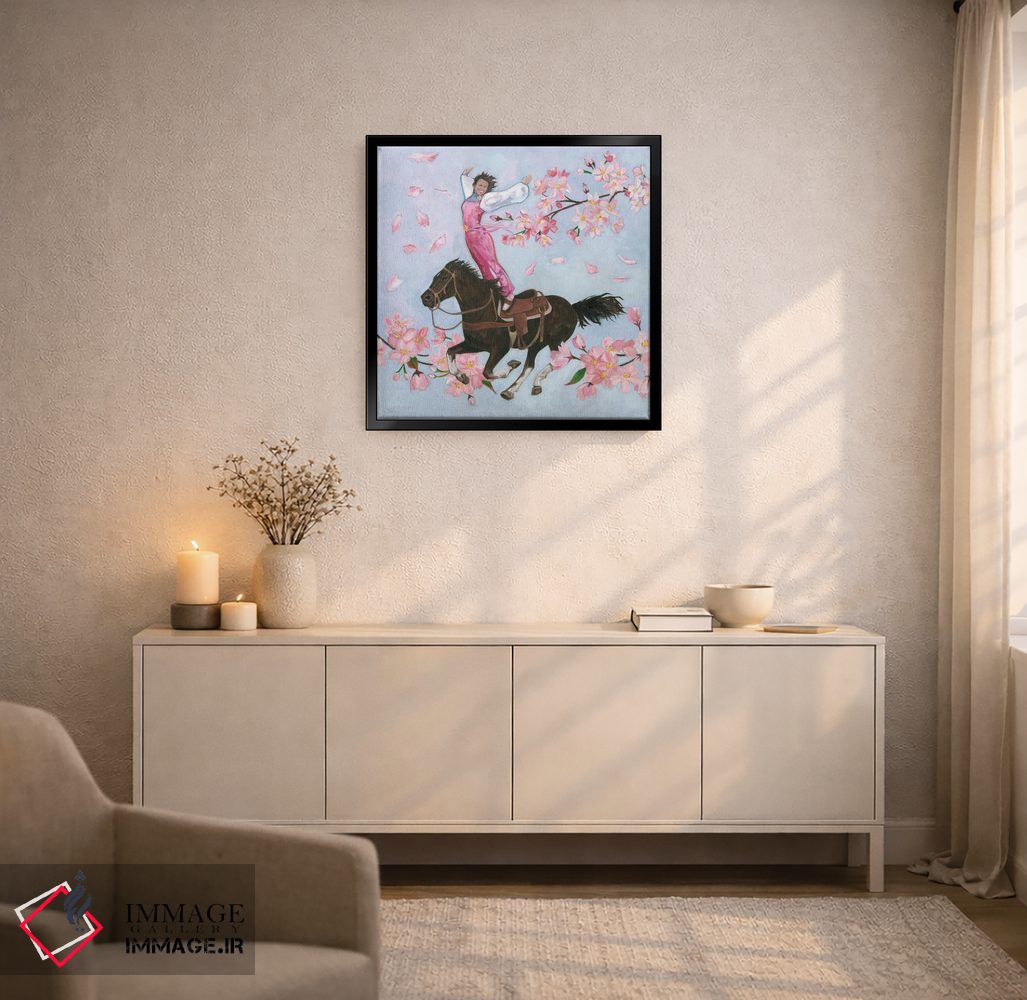 تابلو دکوراتیو گیلاس گیلاس اثر لیزا باترز - D6B