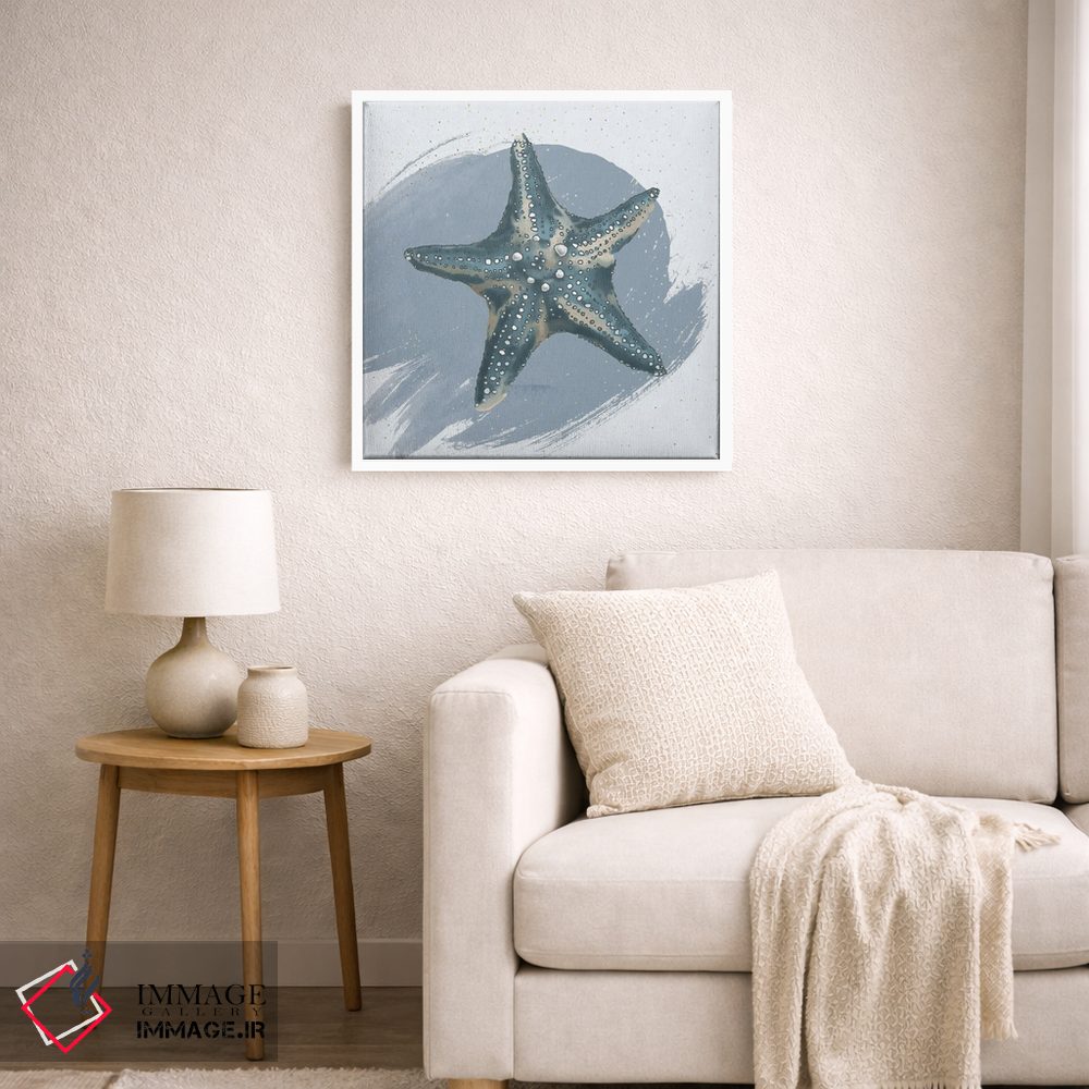 تابلو دکوراتیو ستاره دریایی اثر لوکا شپرد - D6W