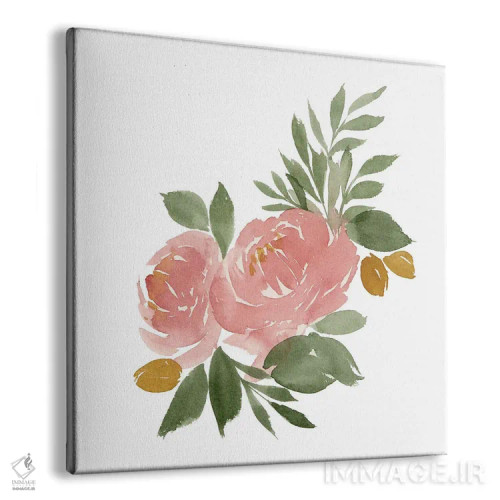 تابلو دکوراتیو اما رز II اثر لوسیل پرایس - نمای پرسپکتیو محصول