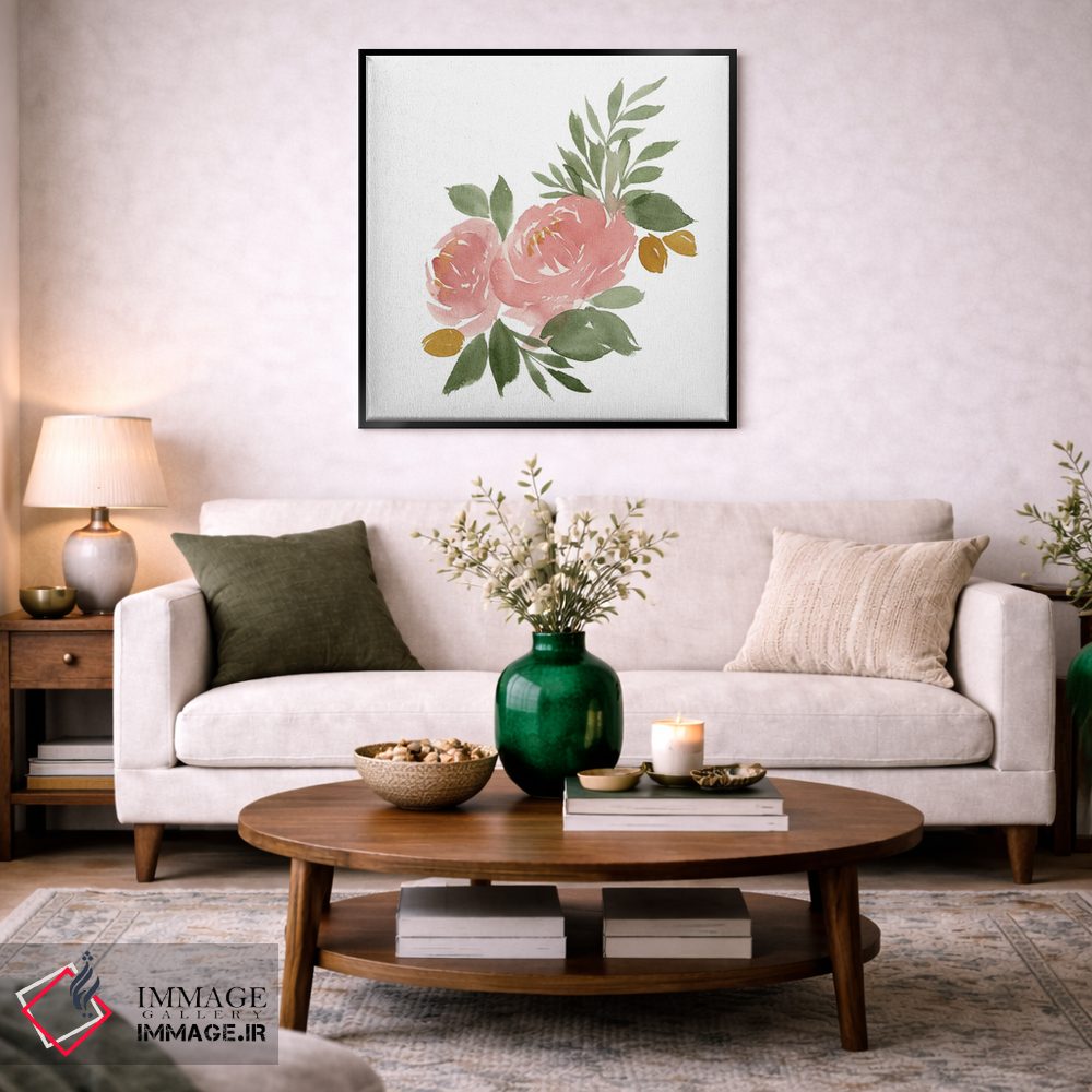 تابلو دکوراتیو اما رز II اثر لوسیل پرایس - D3B