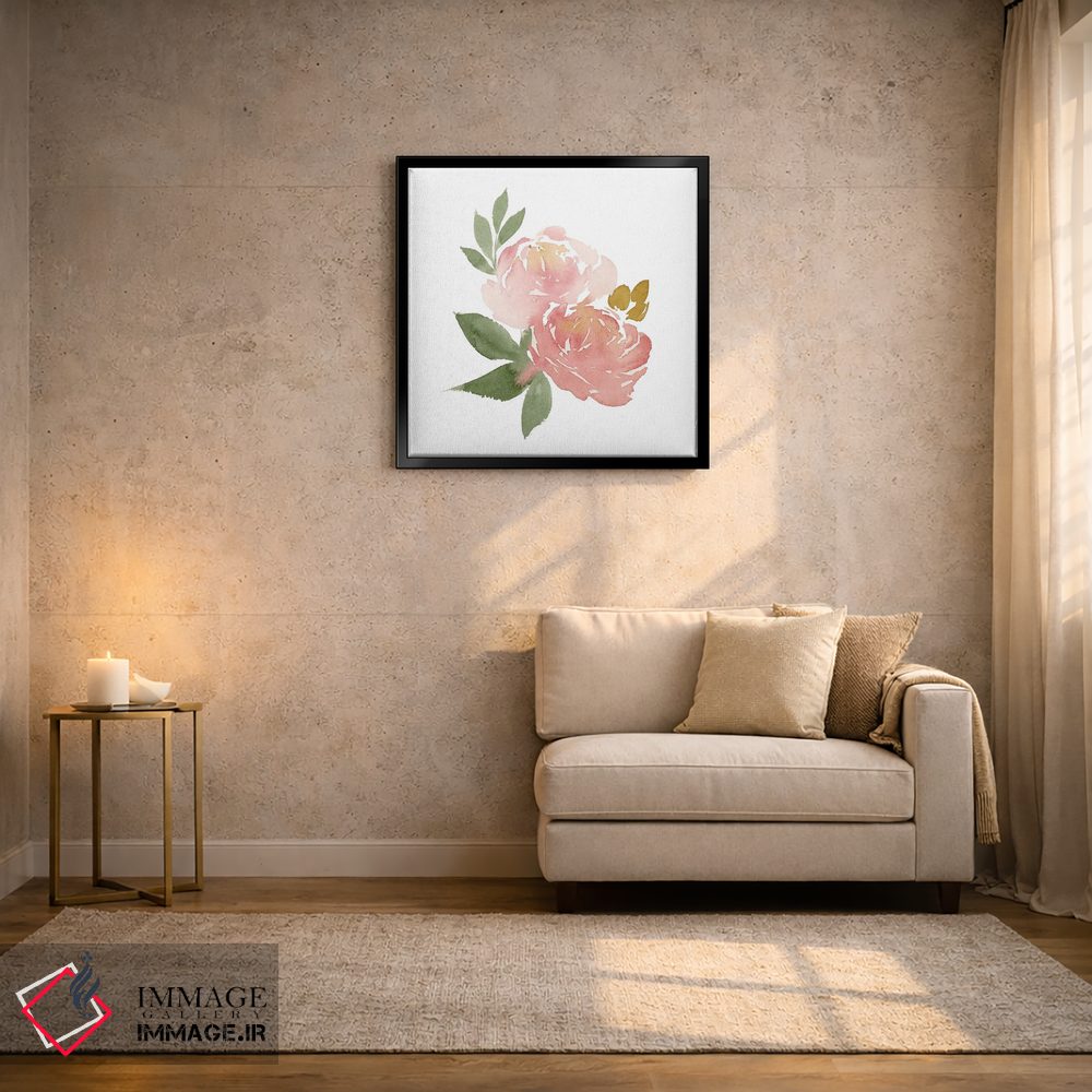 تابلو دکوراتیو اما رز I اثر لوسیل پرایس - D3B