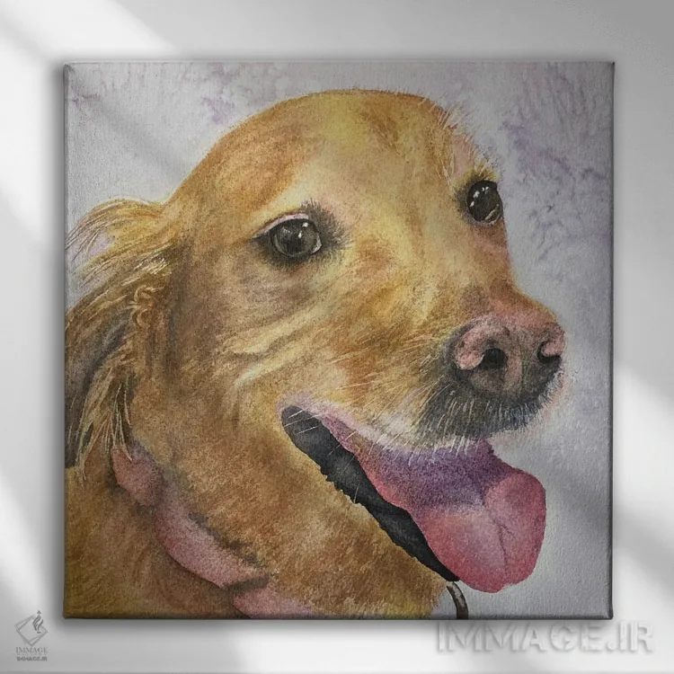 تابلو دکوراتیو لوسی اثر لیز کاوینگتون - نمای روبهرو روی دیوار