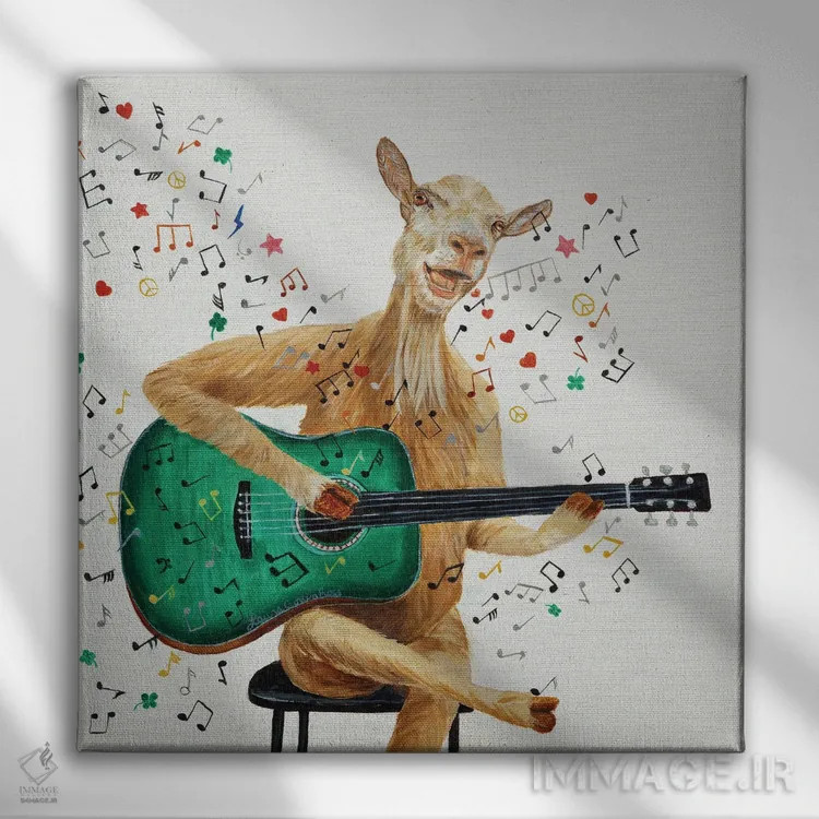 تابلو دکوراتیو بیلی پلایاه اثر لورا کرتین - نمای روبهرو روی دیوار