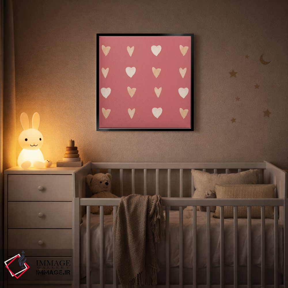 تابلو دکوراتیو قلب ها اثر لوسیل پرایس - D5B
