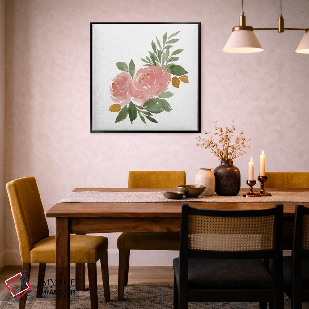 تابلو دکوراتیو اما رز II اثر لوسیل پرایس - D6B