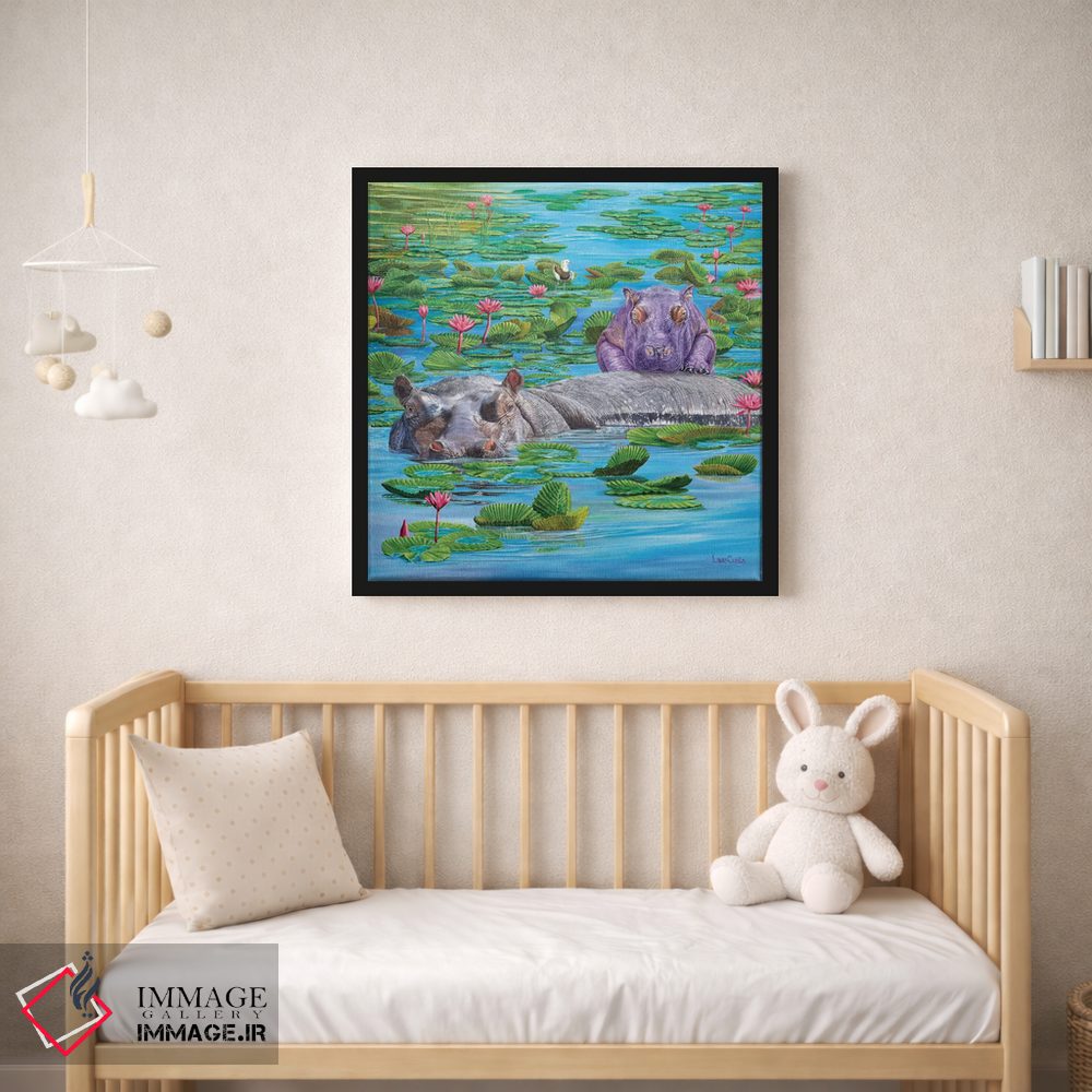 تابلو دکوراتیو لیلی دوست داشتنی اثر لورا کرتین - D1B