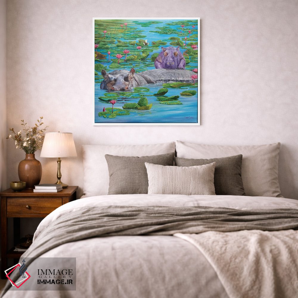 تابلو دکوراتیو لیلی دوست داشتنی اثر لورا کرتین - D2W