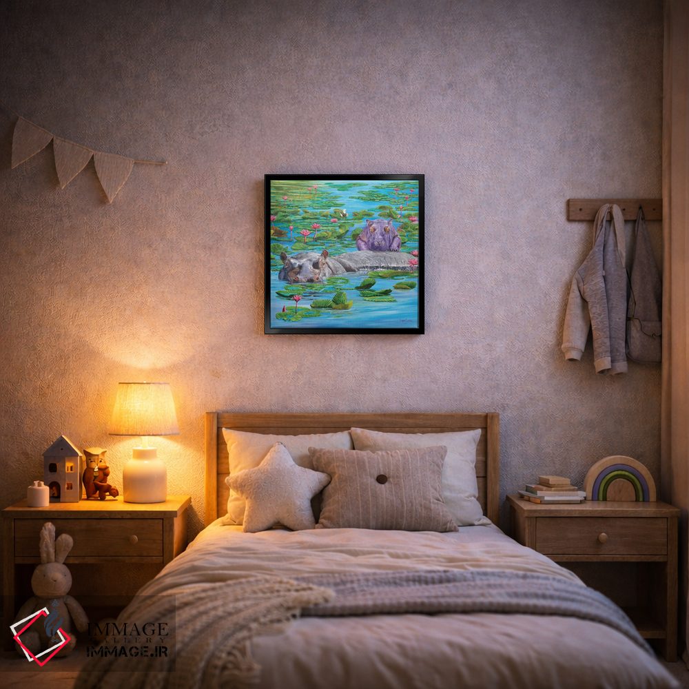 تابلو دکوراتیو لیلی دوست داشتنی اثر لورا کرتین - D6B