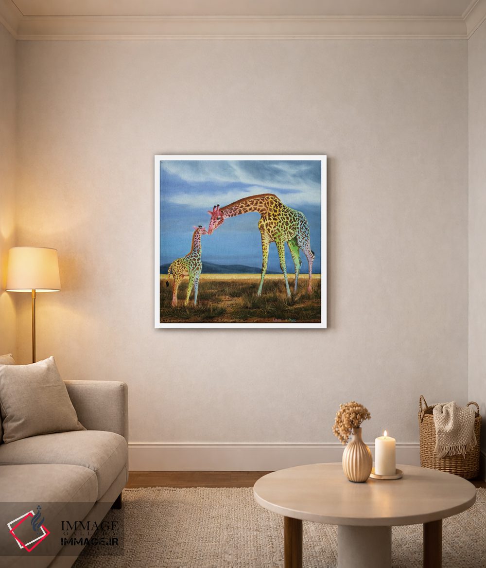 تابلو دکوراتیو رنگ عشق اثر لورا کرتین - D2W