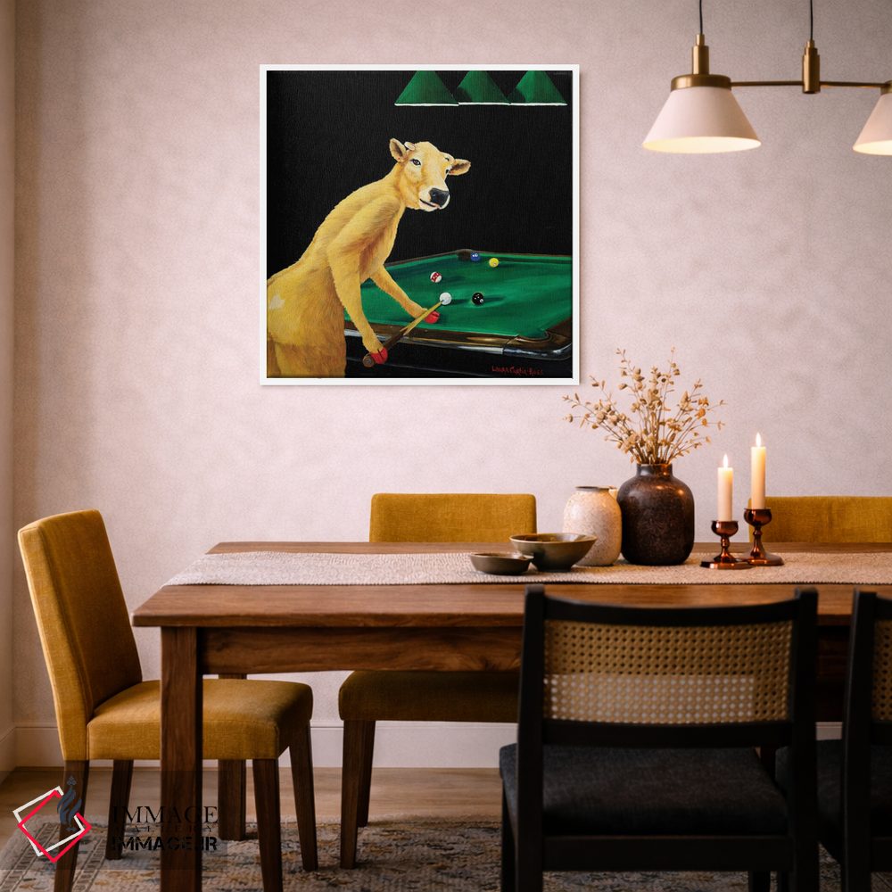 تابلو دکوراتیو کارولینا در کلاب ۶۸ اثر لورا کرتین - D4W