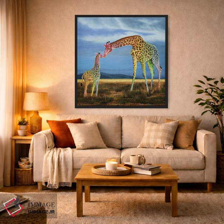 تابلو دکوراتیو رنگ عشق اثر لورا کرتین - D3B