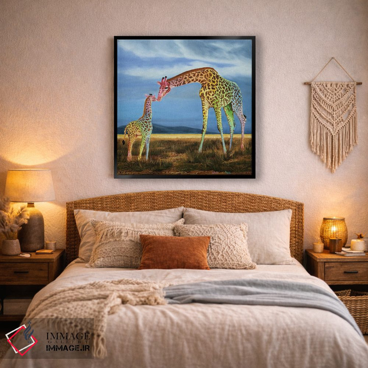 تابلو دکوراتیو رنگ عشق اثر لورا کرتین - D4B