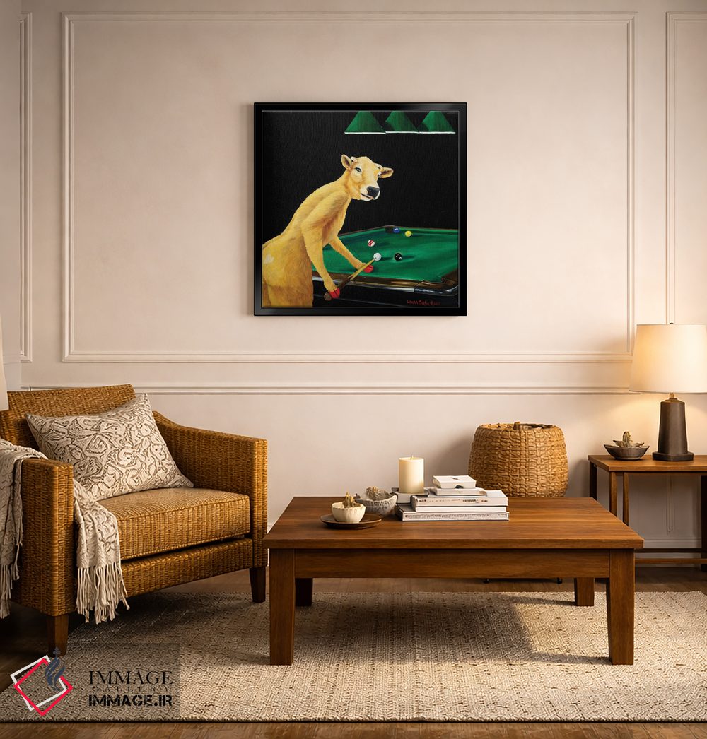 تابلو دکوراتیو کارولینا در کلاب ۶۸ اثر لورا کرتین - D5B